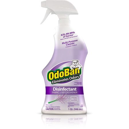 ODOBAN Ready-to-Use Disinfectant Fabric and Air Freshener, 32 Oz, Lavender 910101-Q6